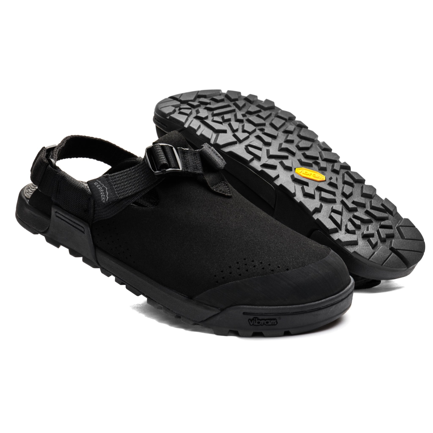 Bedrock Mountain Clog Synthetic Suede Obsidian Black
