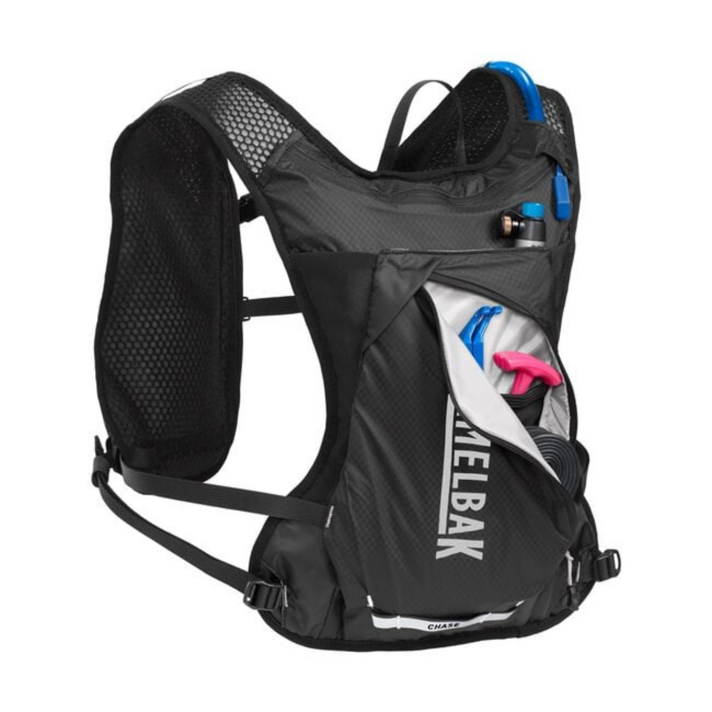 CamelBak Women’s Chase Race 4 vest Vapor Black rear pockets full