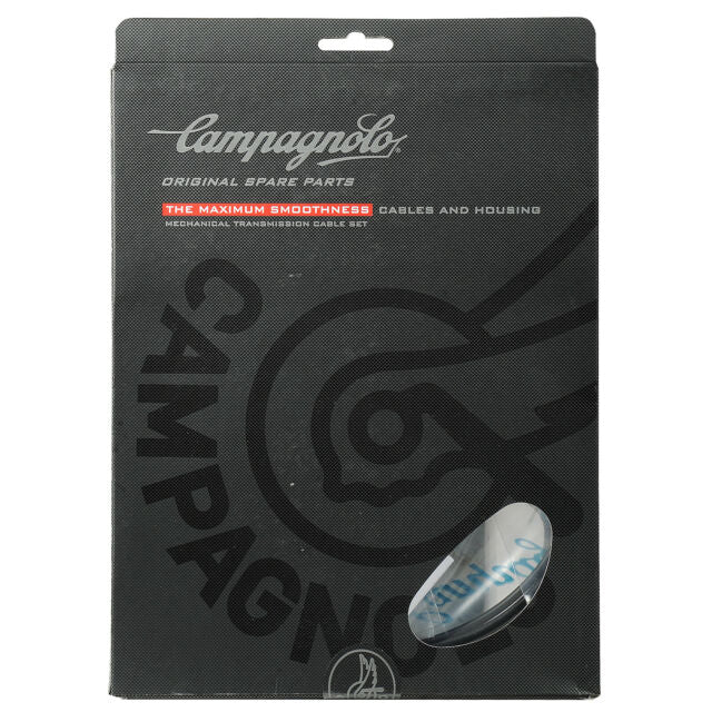 Close up of Campy Maximum Smoothness cables and housing package