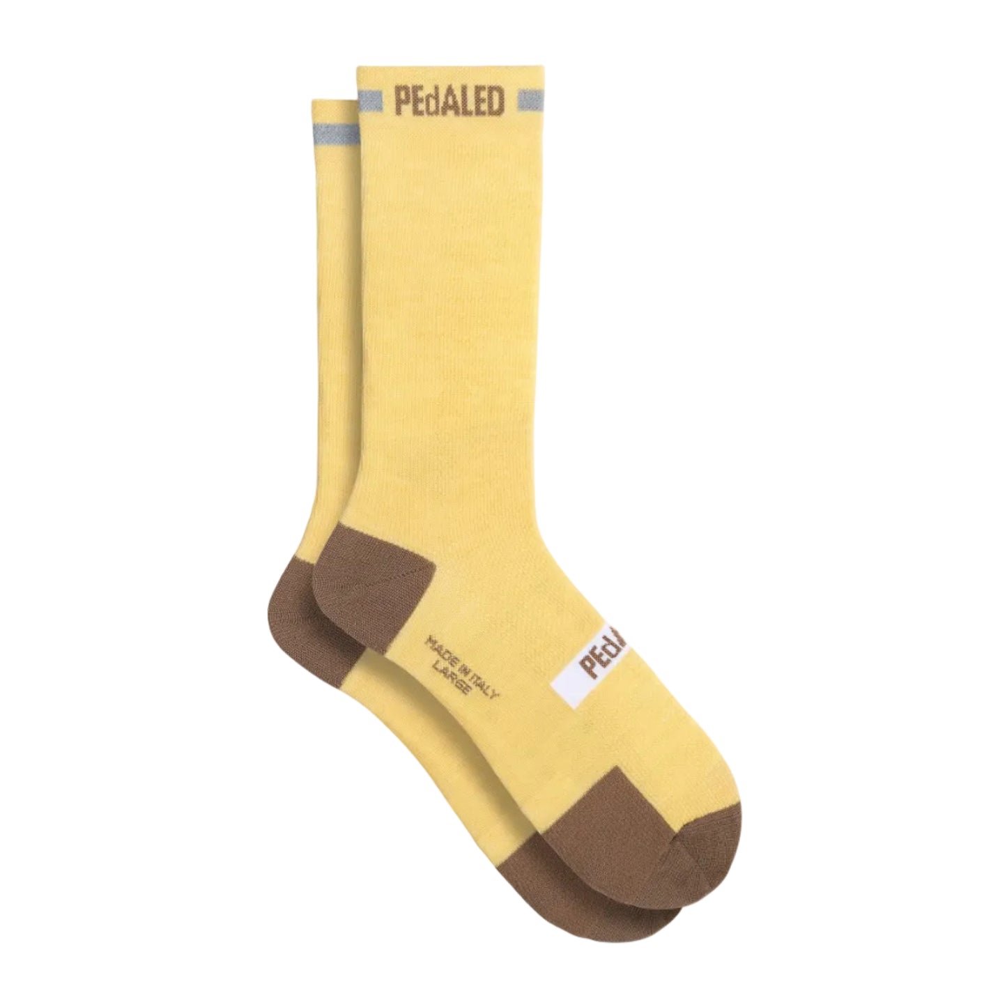 PeDaLED Odyssey Merino Reflective Cycling sock for gravel, road, bikepacking and night riding