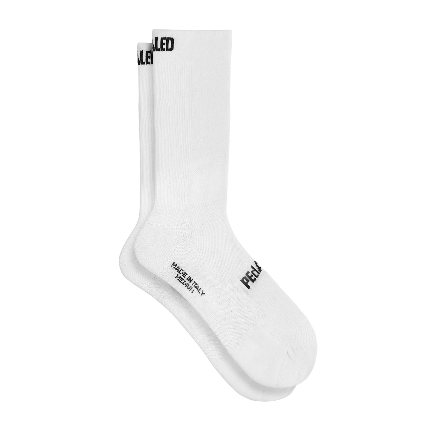 PeDaLED Element cycling sock in white