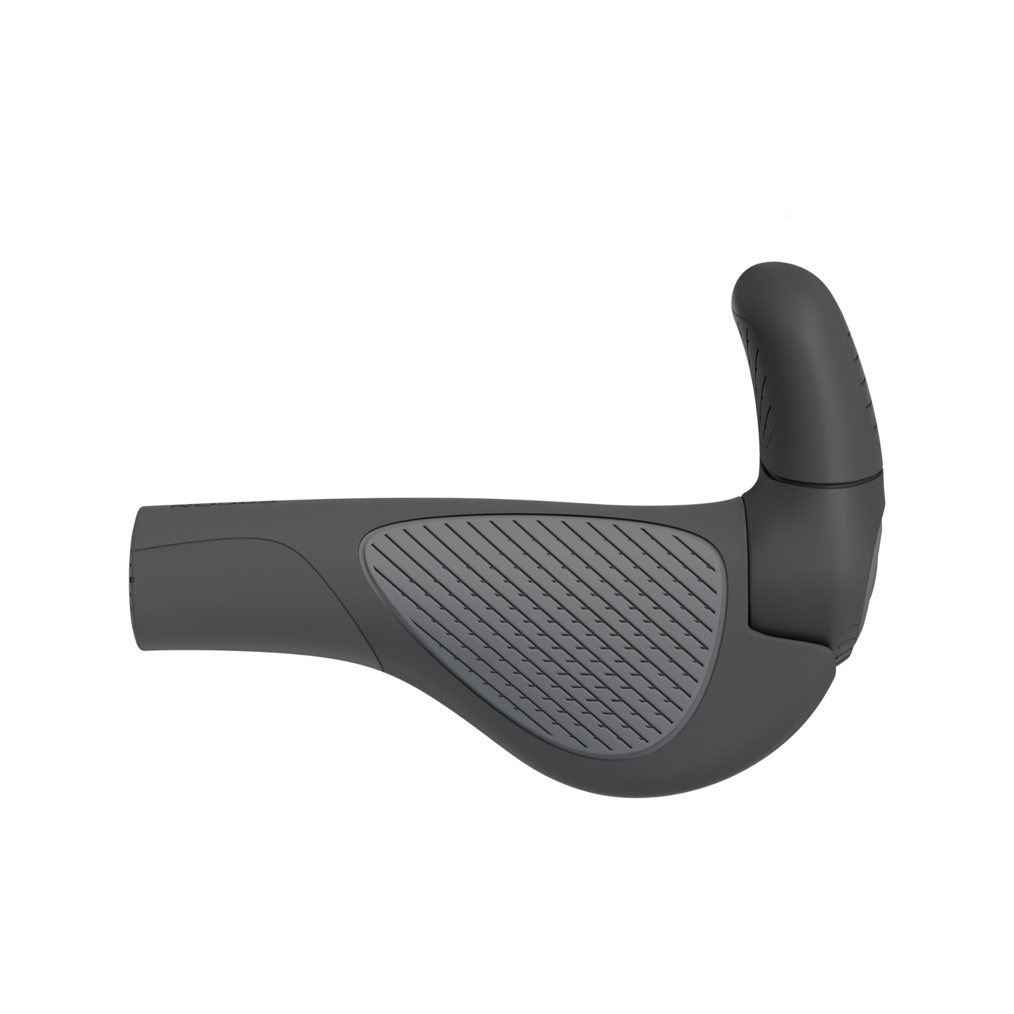 Ergon GP2 Evo Grips with ergonomic wing design and 2-finger bar ends