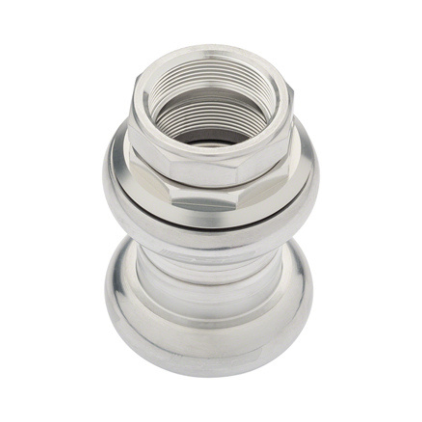 FSA Duron X threaded headset silver top view