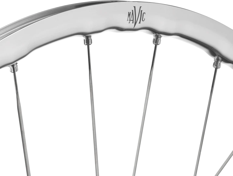 Mavic Ksyrium SL Disc Heritage wheelset nipples close up