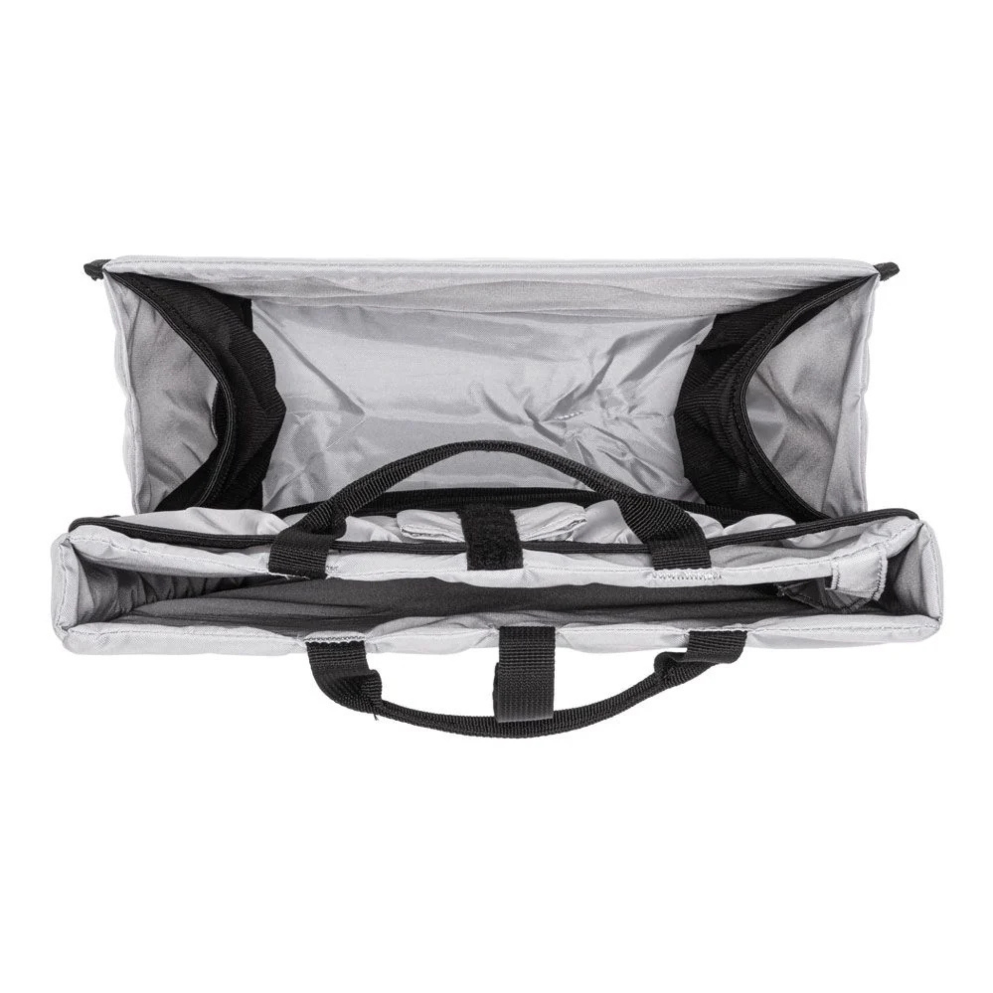 Ortlieb F3906 pannier organizer with laptop compartment top view