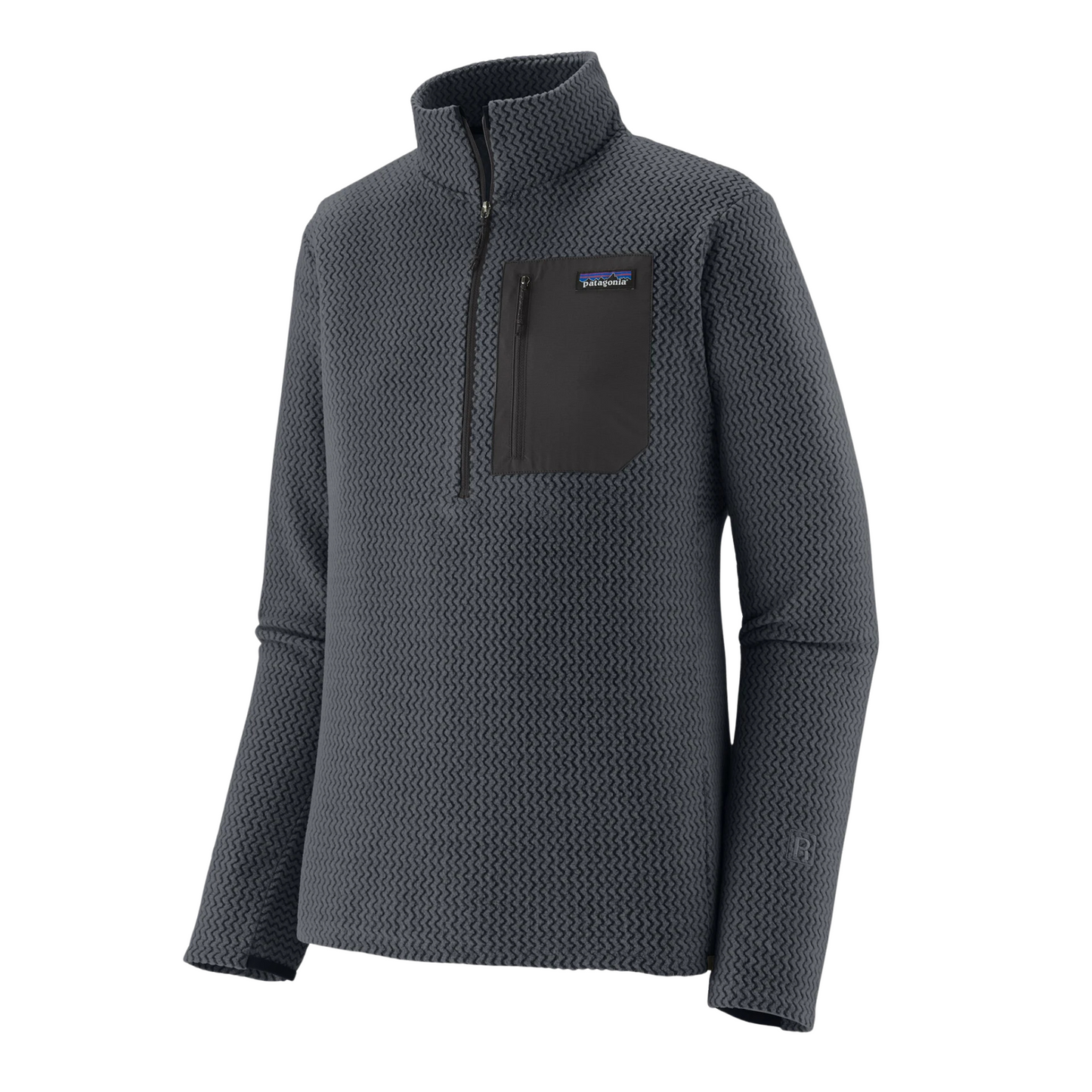 Patagonia R1 Air Fleece Midlayer Zip‑Neck in molder blue colour