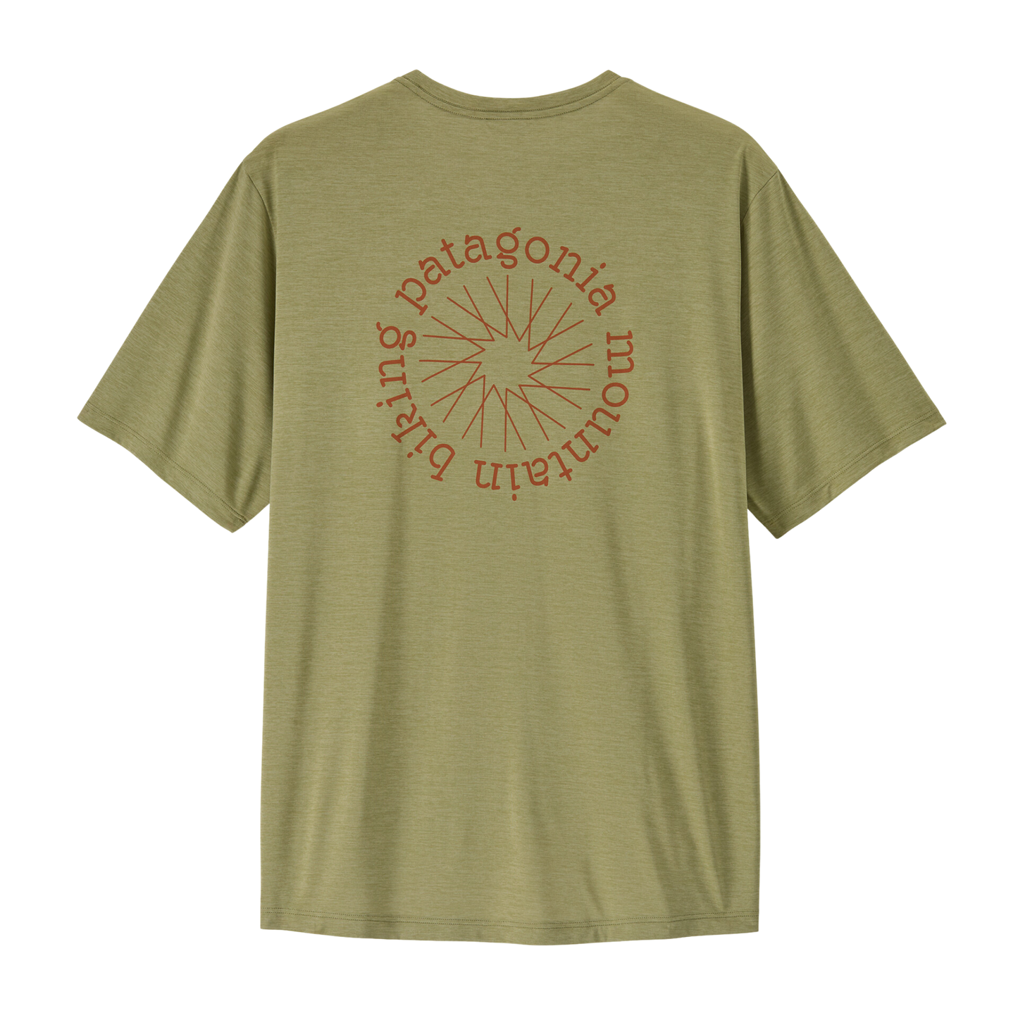 Patagonia Men’s Capilene Cool Daily Shirt Spoke Stencil back view