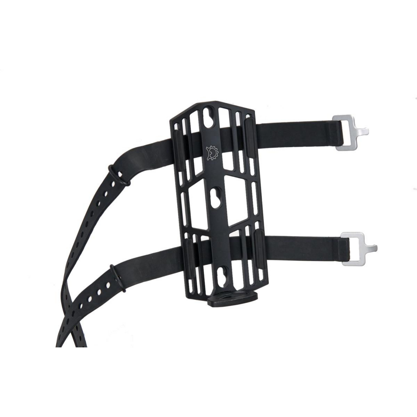 Revelate Designs Tarsier Cage front view – lightweight aluminum cargo mount