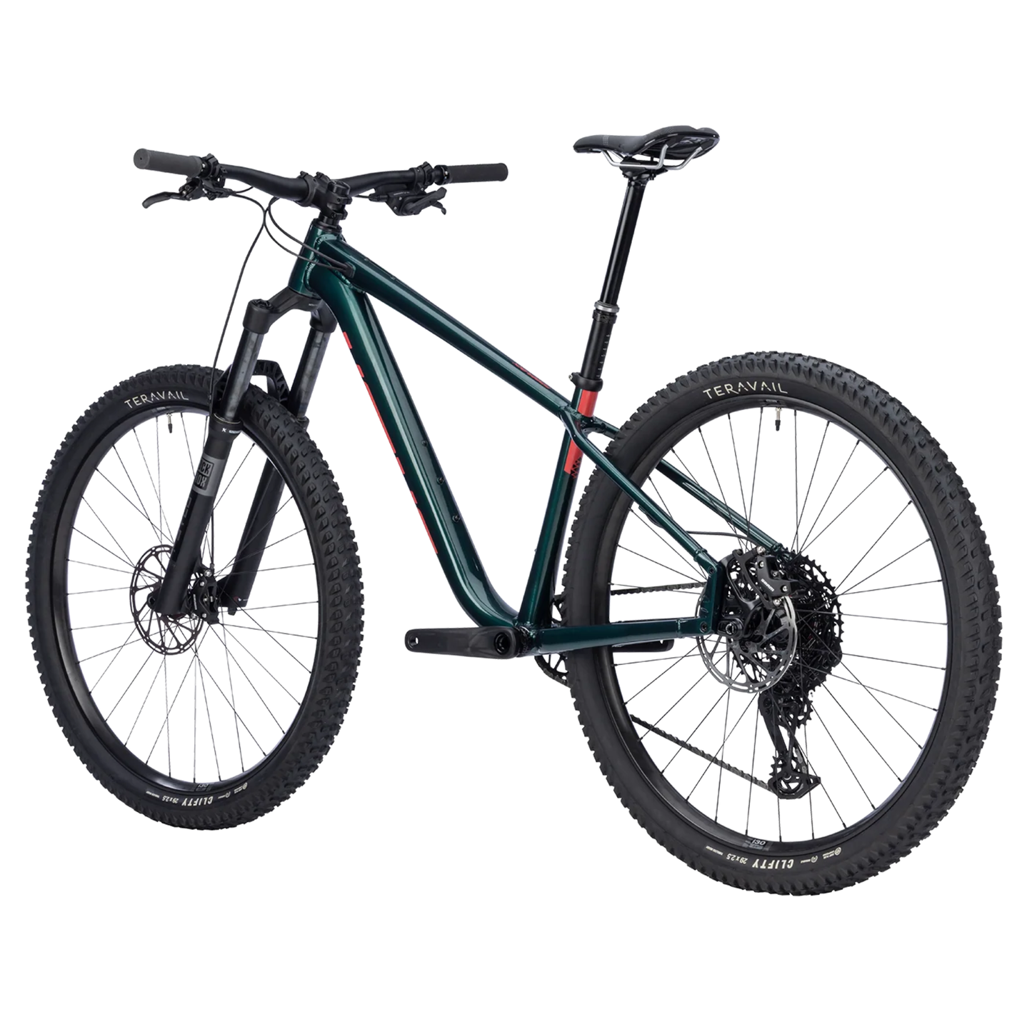 Salsa Timberjack Eagle 70 Transmission 29 in Black Spruce back left view