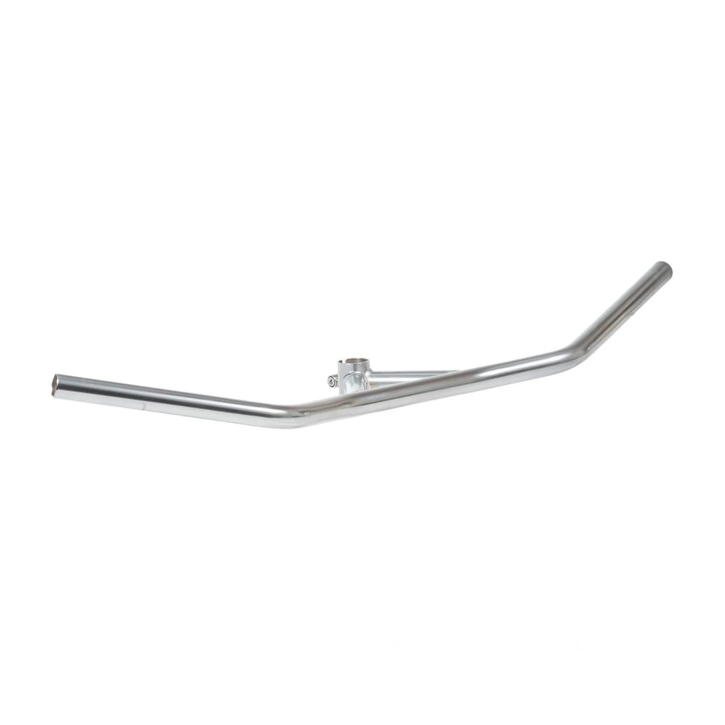 Close-up of SimWorks Still Cruisin’ Bar bull-moose integrated design in silver