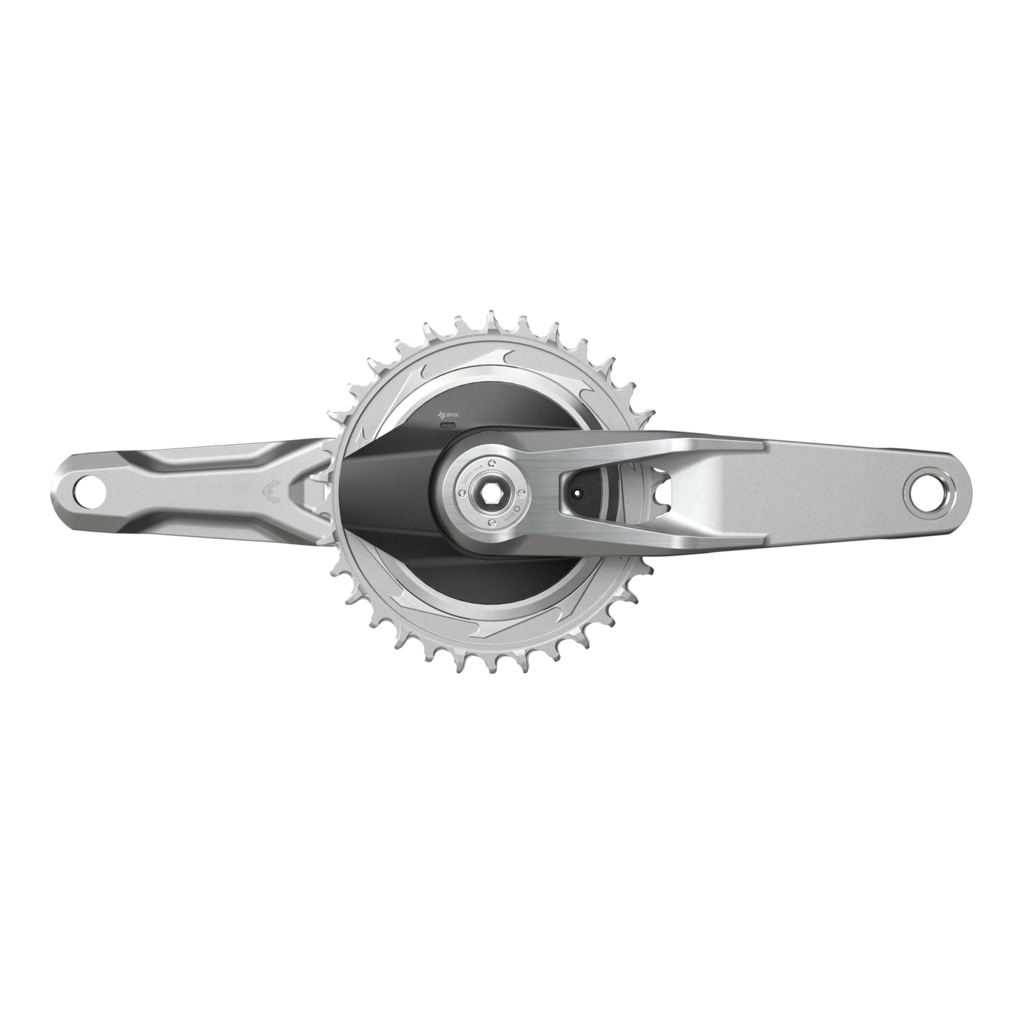 SRAM Eagle 1987 crankset with chainring on a white background