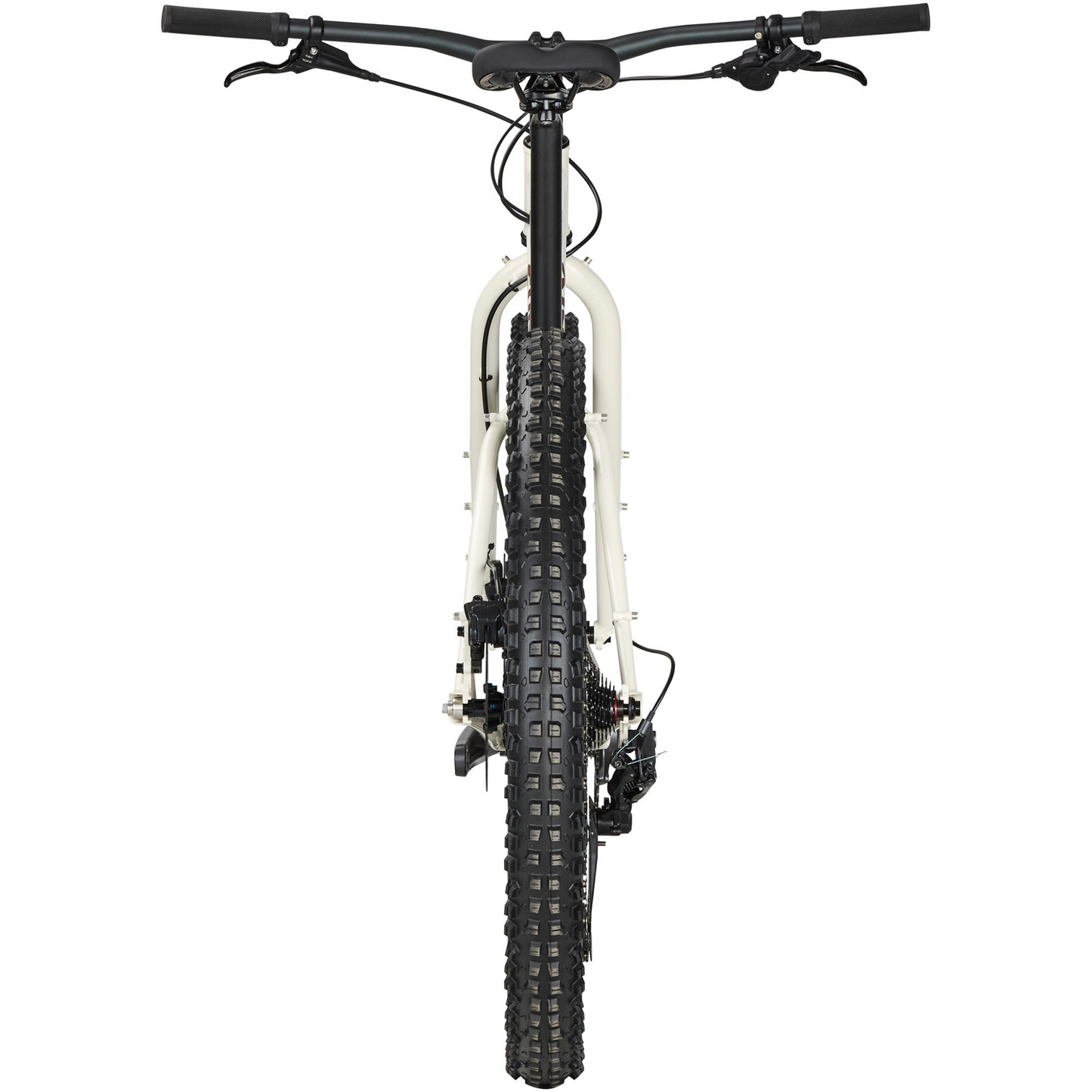 Surly Karate Monkey in Snow Mold White Rear Profile