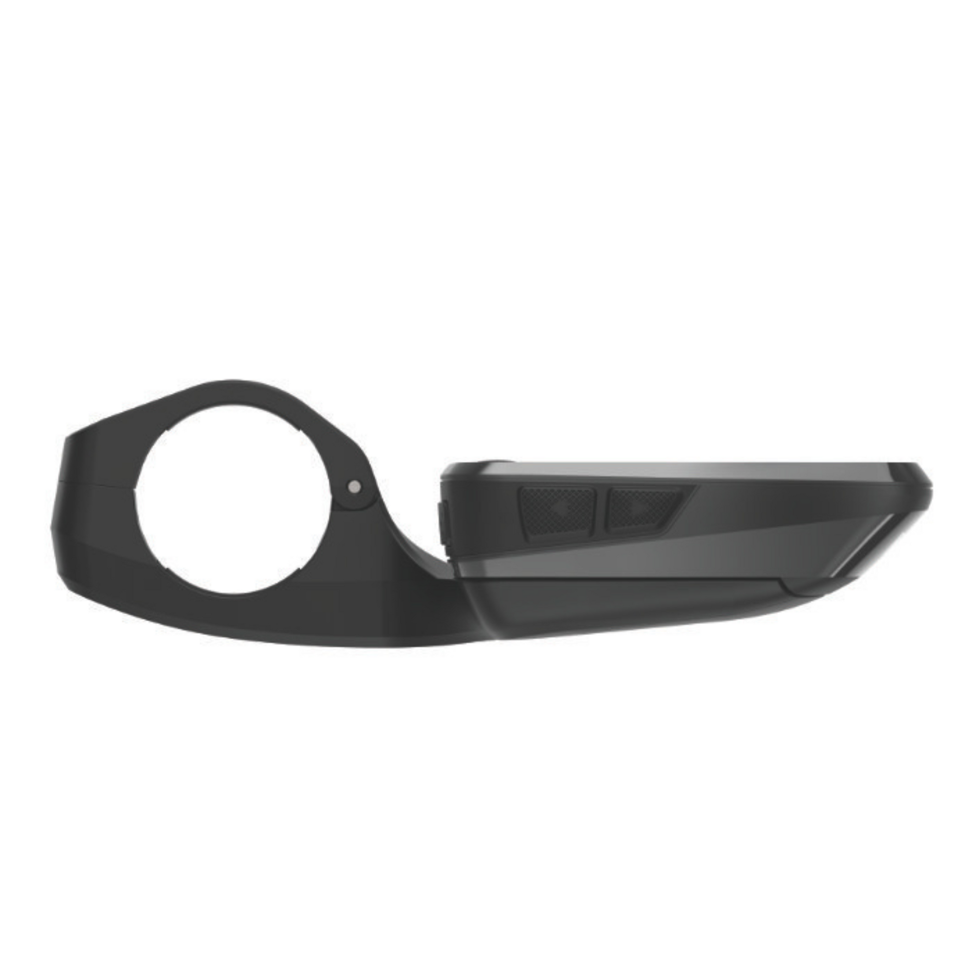 Side profile of Bolt V2 aero out front mount with computer attached