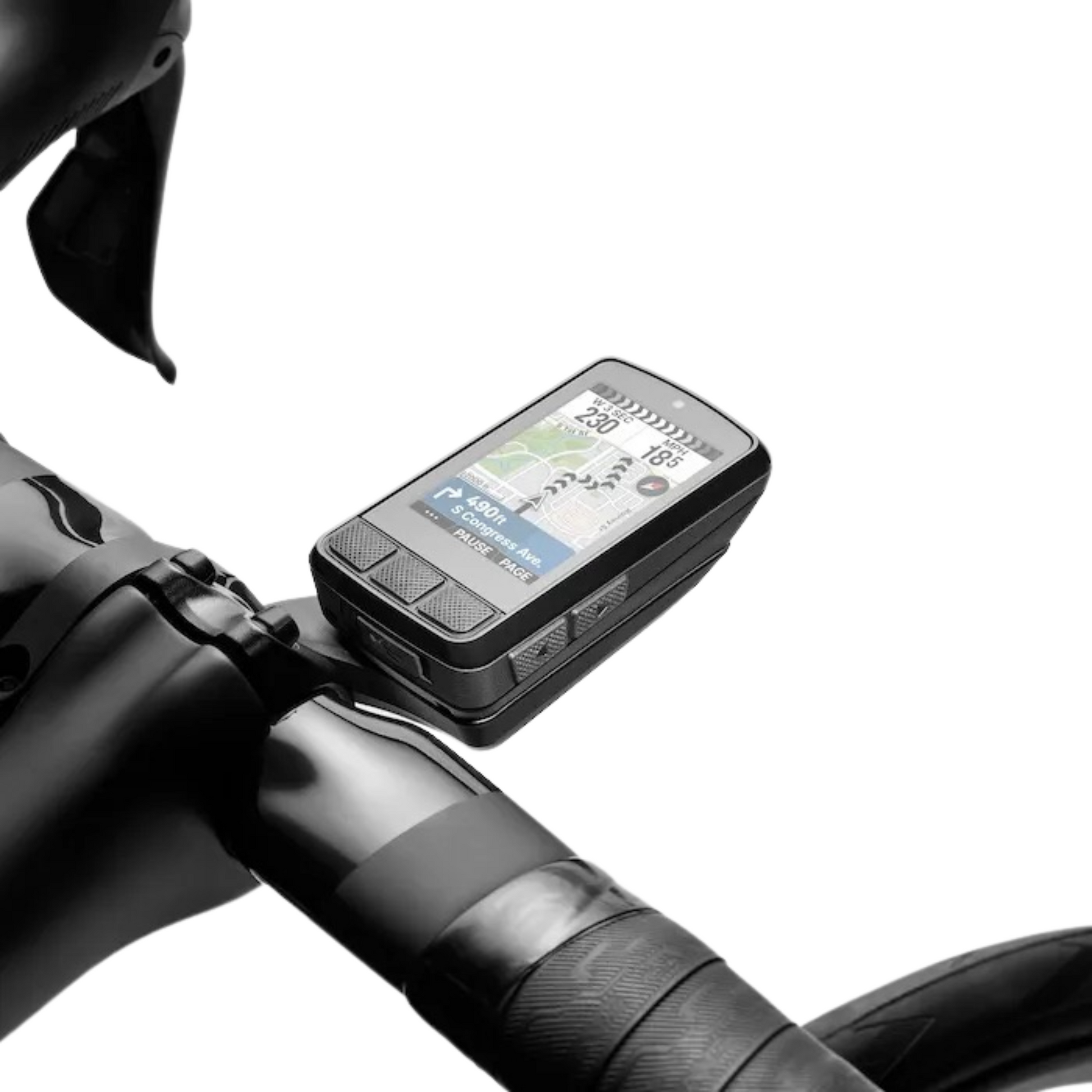Side view of Wahoo BOLT 3 showing device profile