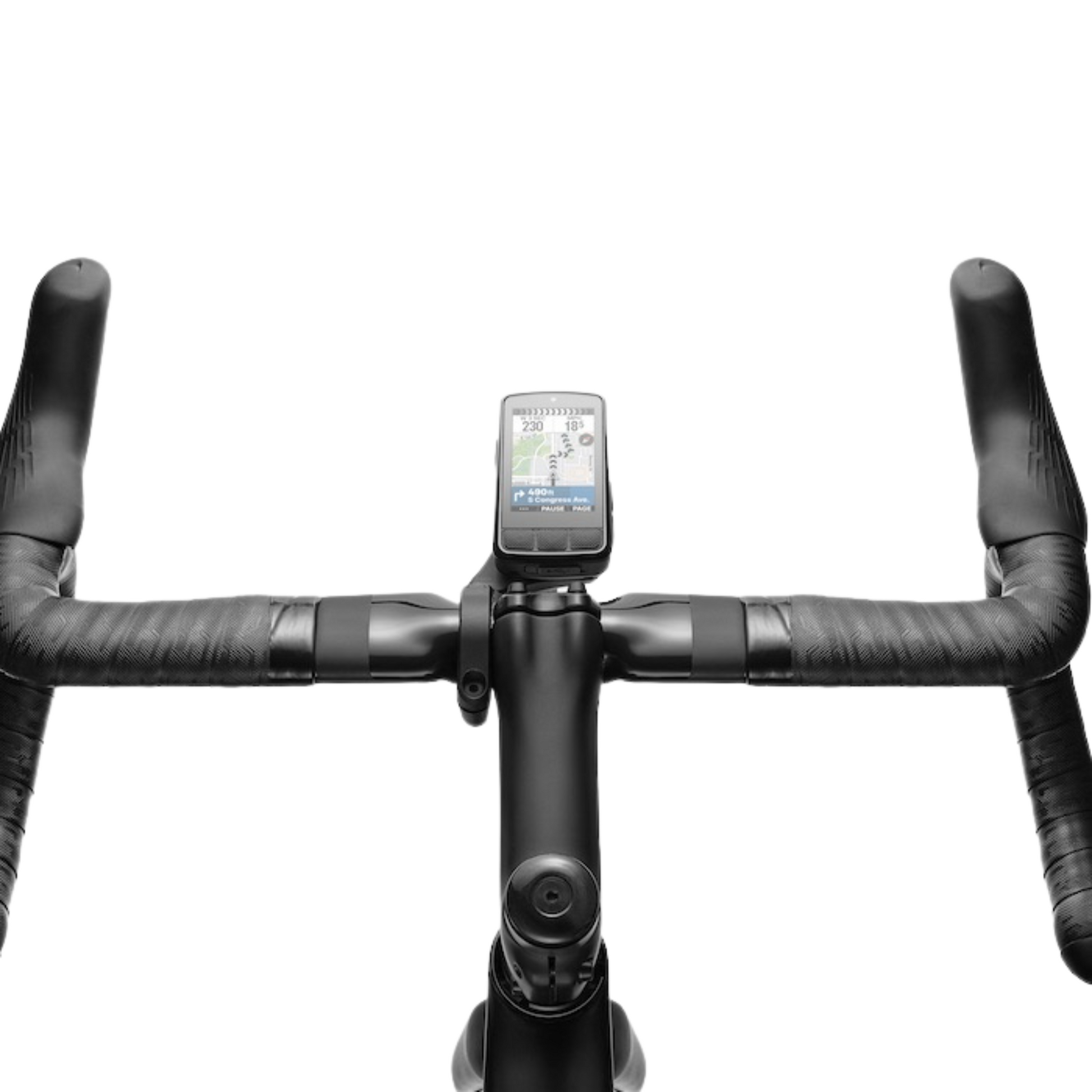 Wahoo ELEMNT BOLT 3 mounted on road bike handlebars