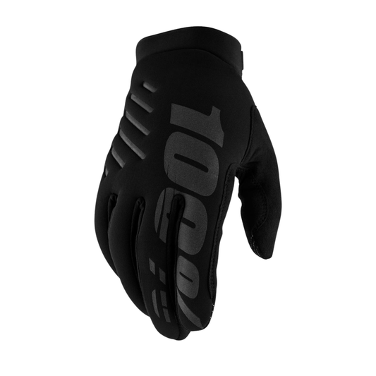 100% Brisker Gloves in Black