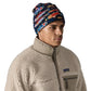 Patagonia Micro D Fleece Beanie made from 100% recycled polyester microfleece with an adjustable fold-up cuff and soft, anti-pilling finish.