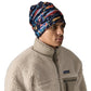 Patagonia Micro D Fleece Beanie made from 100% recycled polyester microfleece with an adjustable fold-up cuff and soft, anti-pilling finish.