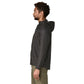 Patagonia Men's Houdini lightweight windbreaker jacket made from recycled nylon ripstop with adjustable hood, zippered chest pocket and reflective P-6 logo.