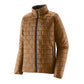 Patagonia Men's Nano Puff Jacket Deer Brown featuring recycled polyester ripstop fabric, signature brick quilting, full-length zipper and insulated construction.