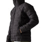Patagonia Men's Durable Down Hoody featuring abrasion-resistant ripstop fabric, insulated adjustable hood, full-length zipper and quilted down construction.