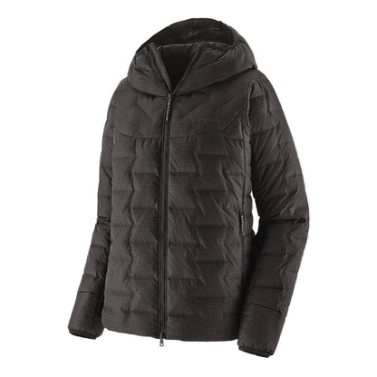Patagonia Women's Durable Down Hoody featuring abrasion-resistant ripstop fabric, insulated adjustable hood, full-length zipper and quilted down construction.