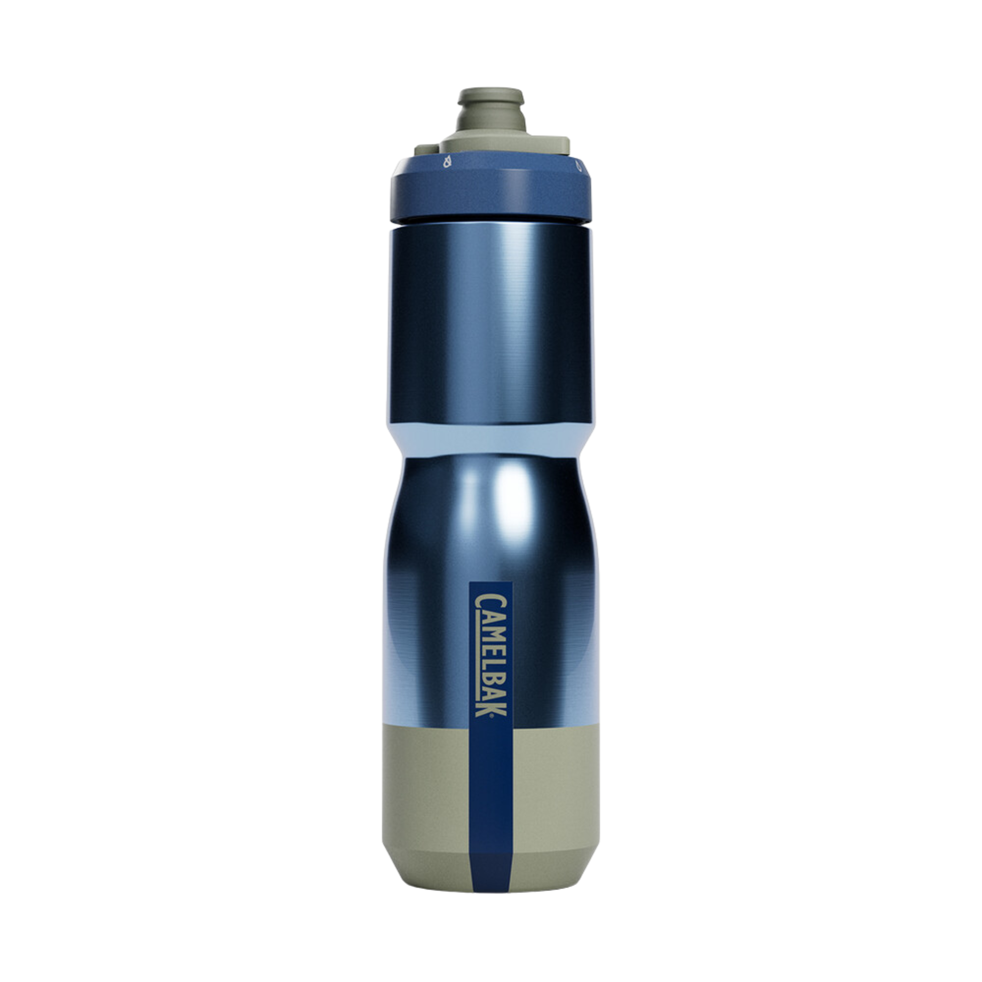 Camelbak Podium Steel 22oz bottle closeup view in Mercury Deep Sea