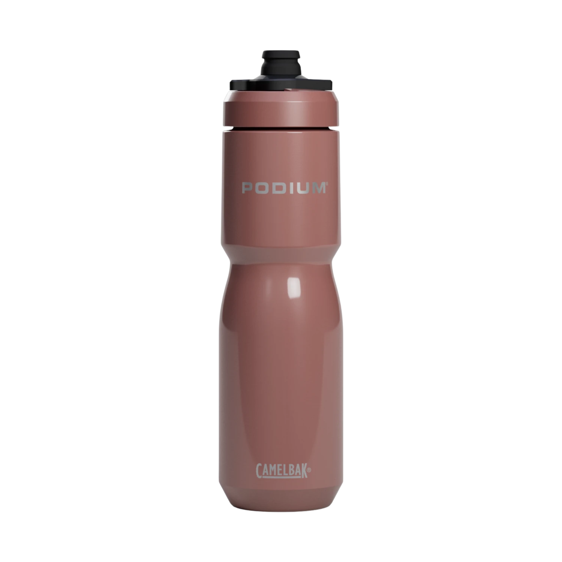 Camelbak Podium Steel 22oz bottle closeup view in Sierra Red