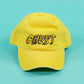 Crust Bikes adjustable ball cap with embroidered Crust logo on the front and adjustable strap closure at the back.