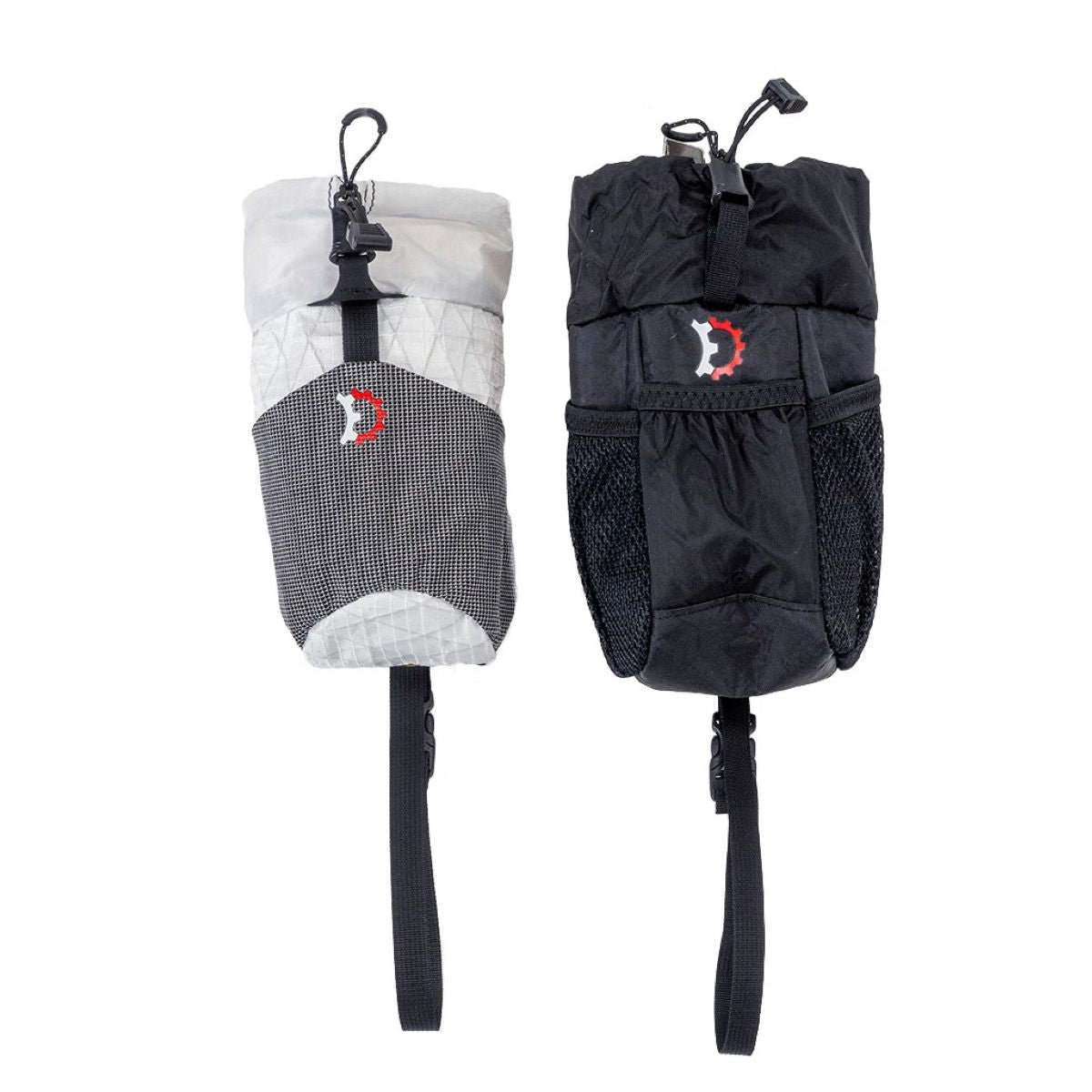 Revelate Designs Speedbag lightweight bikepacking feed bag, with a slim contoured shape, bottle storage and stretch pocket for fast rides and ultra racing