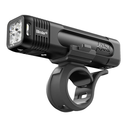 Knog Blinder 700 front bicycle light with 700-lumen output, road-optimized beam, USB-C rechargeable battery and flexible handlebar mount.