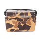 Outer Shell Drawcord Bicycle Handlebar Bag in Autumn Duck Camo. Designed for storing essentials on bike and one handed access.