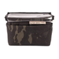 Outer Shell Drawcord Bicycle Handlebar Bag in Black Multicam ecopak fabric. Designed for storing essentials on bike and one handed access.