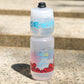 Rokkaku Boy Water Bottle in Clear showing back graphic design.