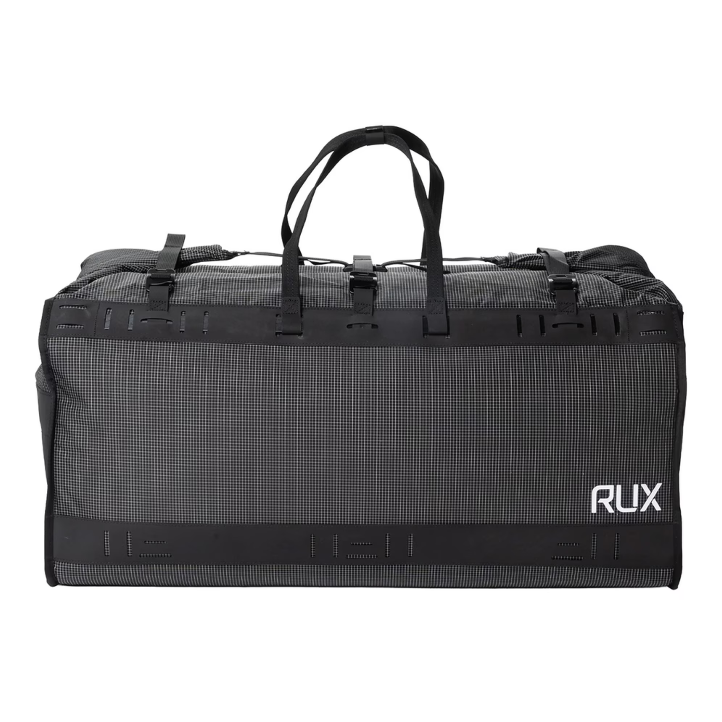 Rux Duffle Box 75L designed for outdoor gear storage used for camping, biking, rock climbing, travel and road tripping.