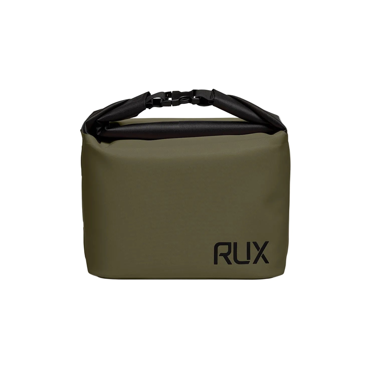 Rux Life Cooler Cube 5L in green designed for transporting food and beverages with the Rux Outdoor Gear System