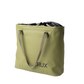 RUX 15L Waterproof Tote in Green designed for travel, commuting, everyday carry, camping with accessory and laptop compartments