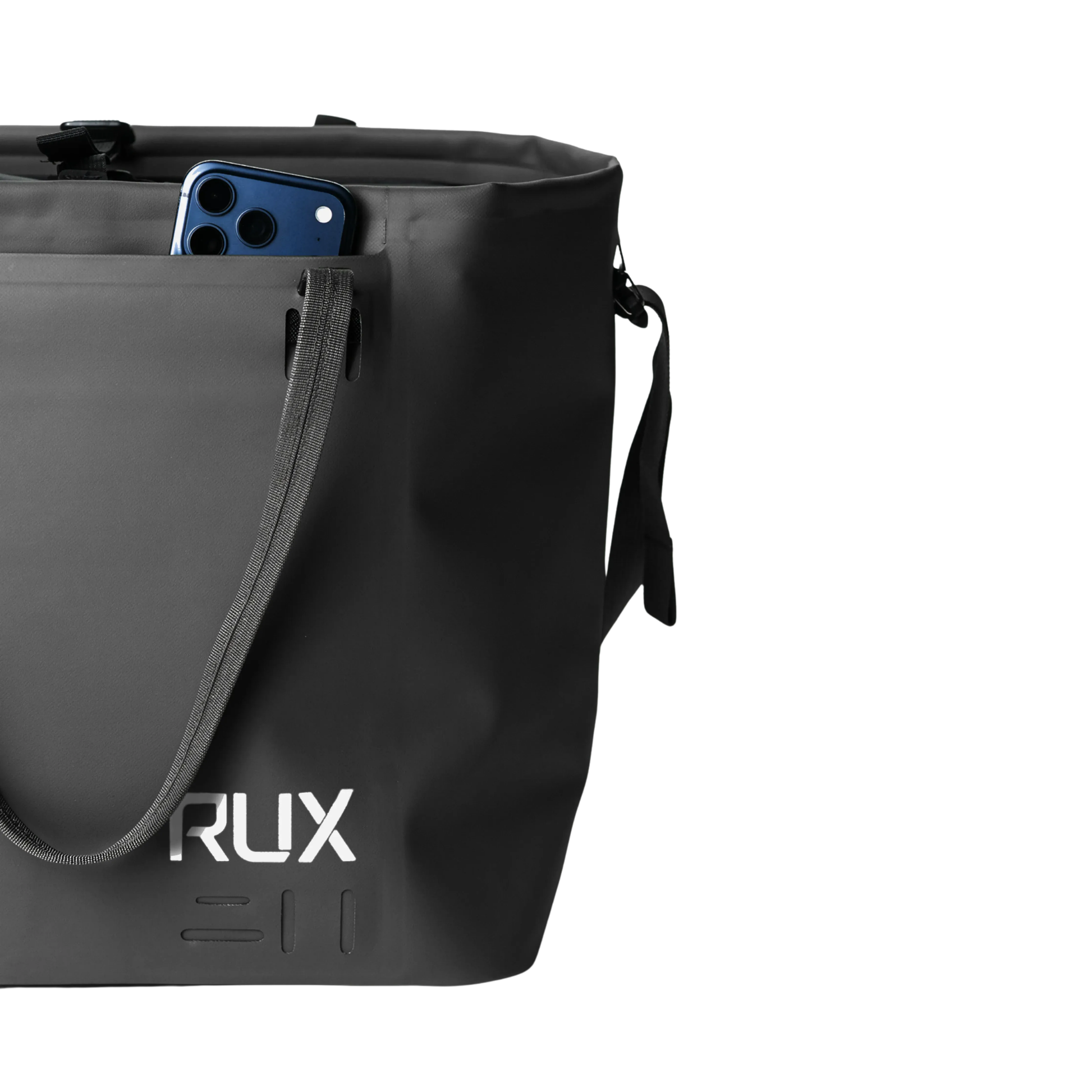 Rux 30L Waterproof Tote for gear hauling and storage and everyday carry.  Ideal for commuting, camping, travel, rock climbing, and biking gear carry and storage.