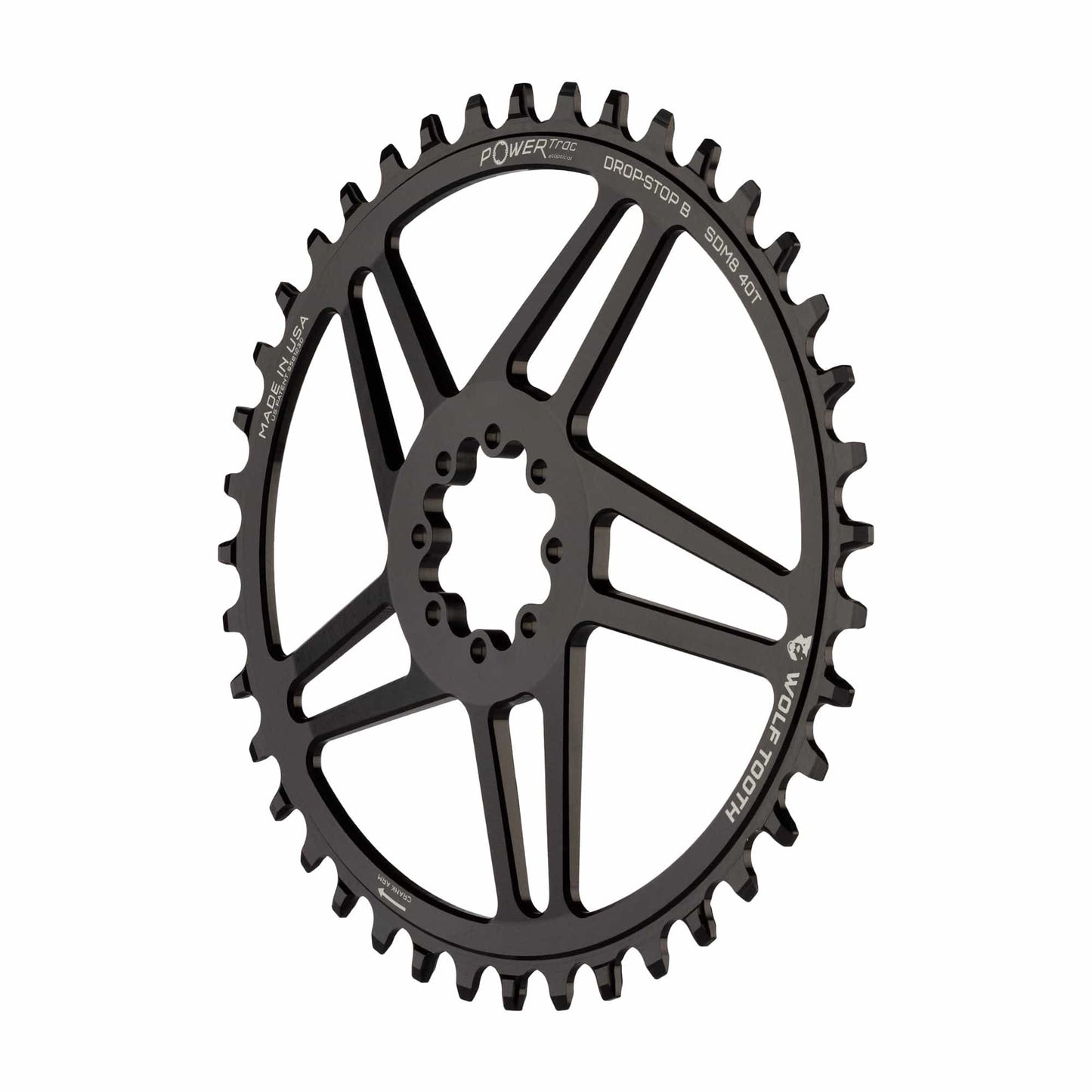 Oval Direct Mount Chainring for Sram 8-Bolt Gravel/Road Cranks