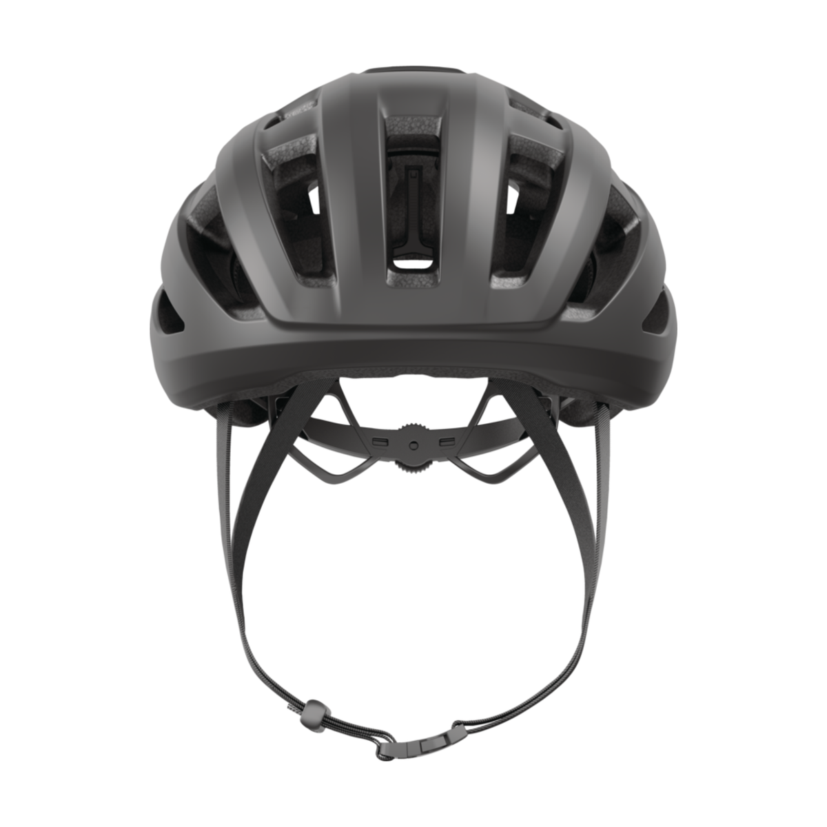 ABUS PowerDome cycling helmet featuring lightweight in-mould construction, streamlined profile, upper ventilation scoop and adjustable rear fit system.