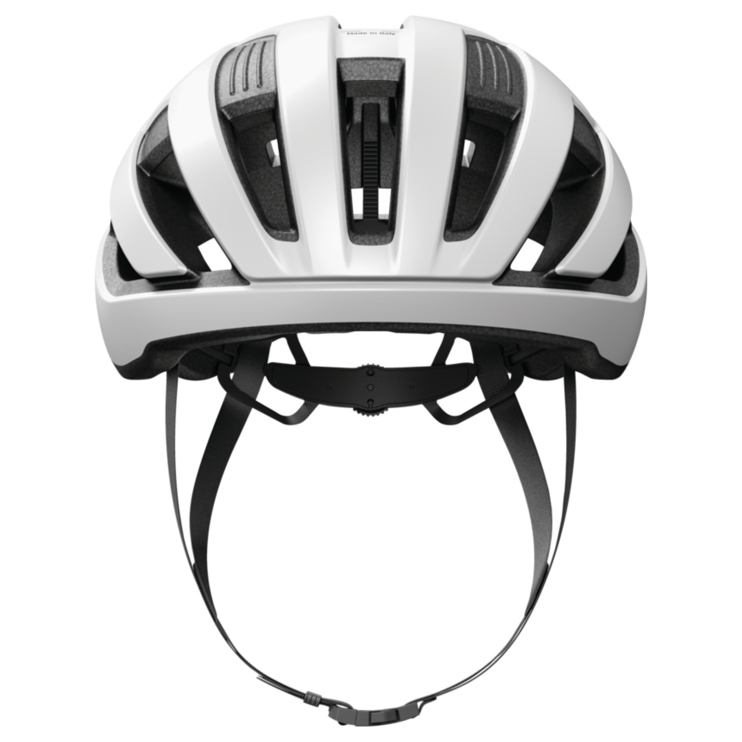 ABUS WingBack helmet polar white front view