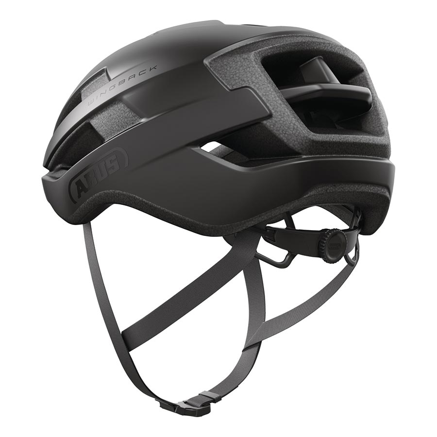 ABUS WingBack helmet velvet black left back side view