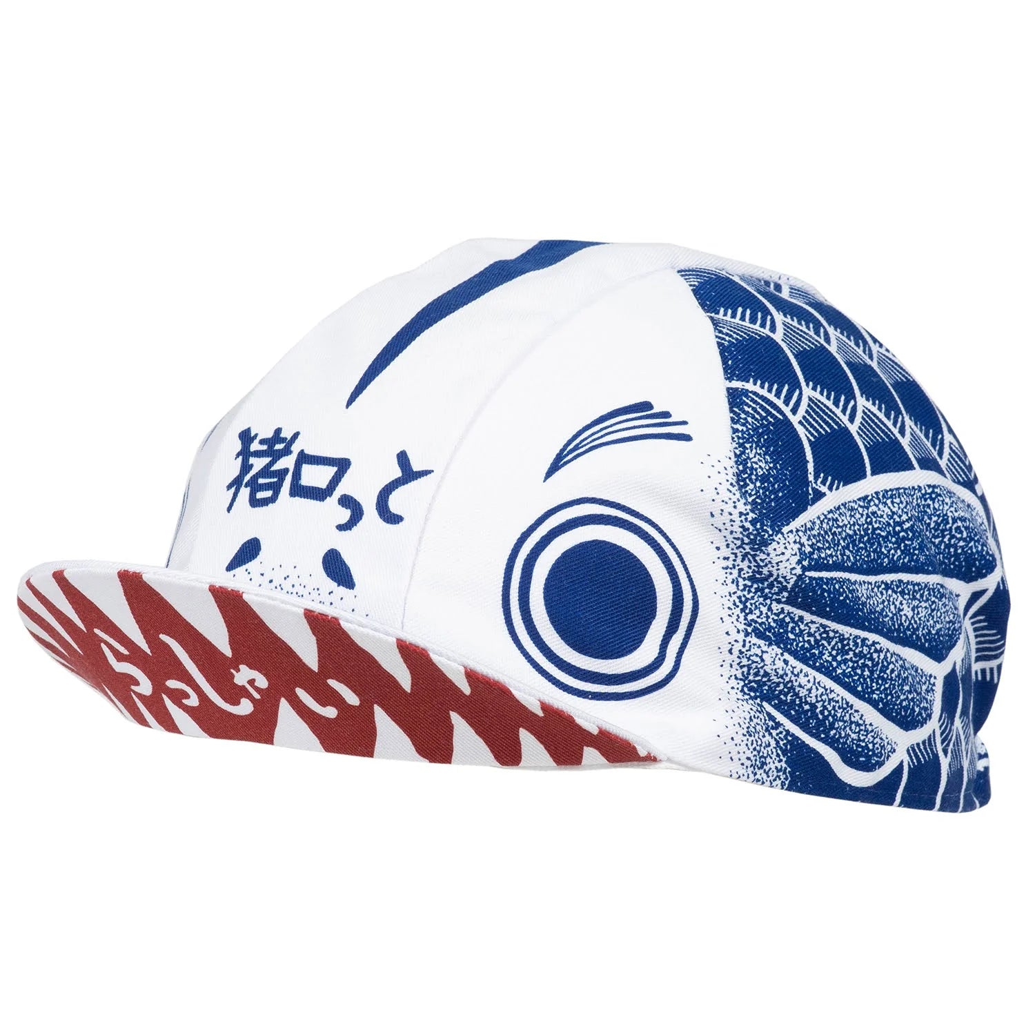 SimWorks Art Collective J Bar cycling cap left side view