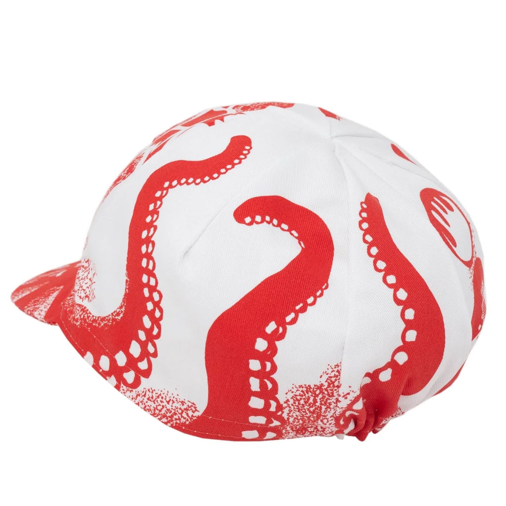 SimWorks Art Collective Tako Party cycling cap back view