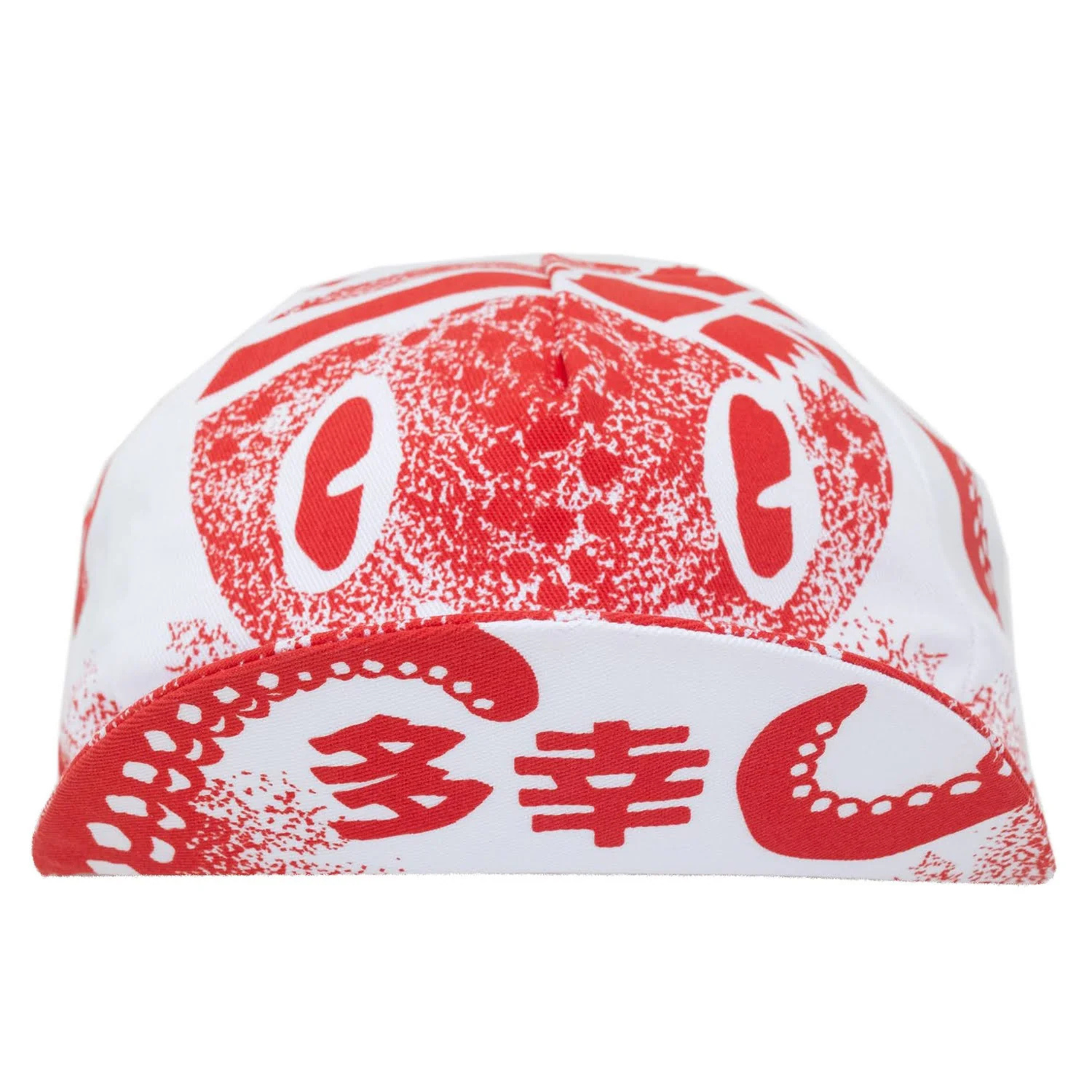 SimWorks Art Collective Tako Party cycling cap front view