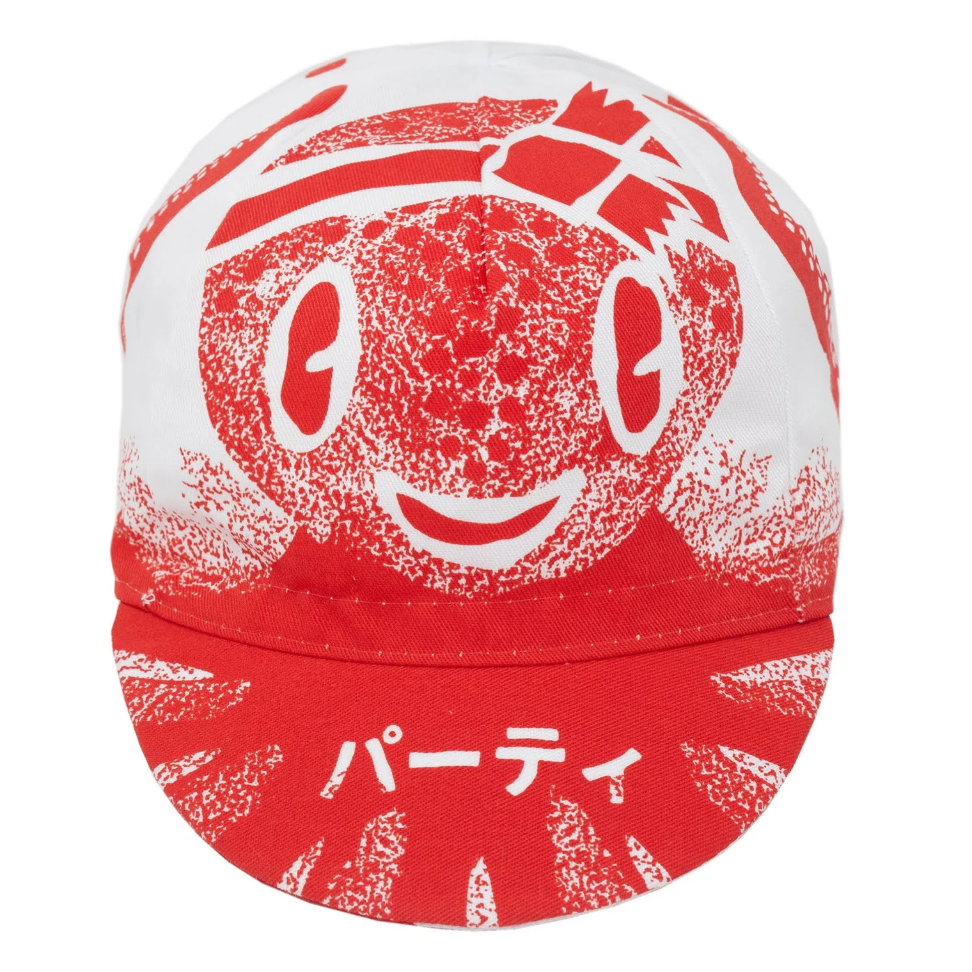 SimWorks Art Collective Tako Party cycling cap top view