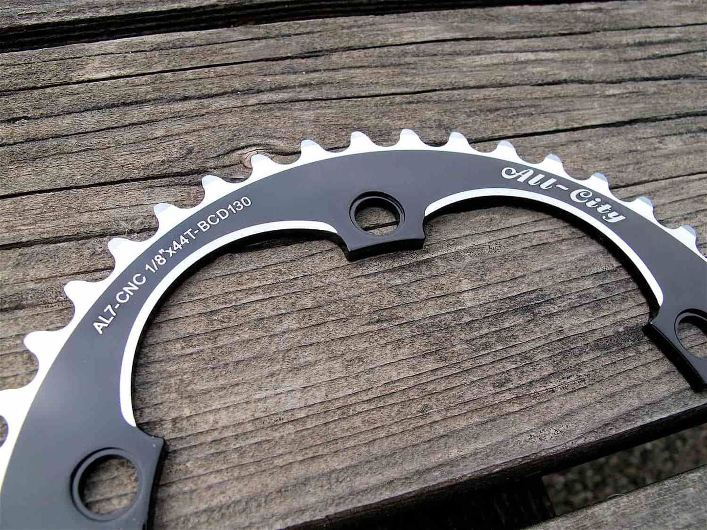 All-City CNC aluminum chainring for track bikes