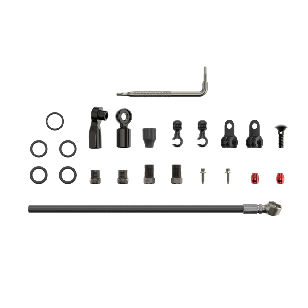 Disc Brake Hydraulic Hose Kit - Beveled Banjo