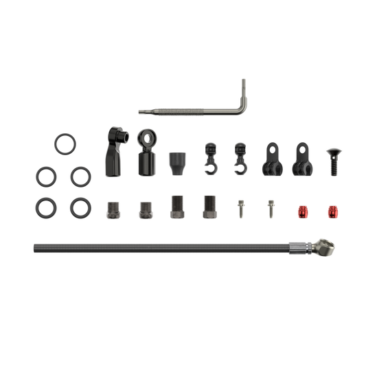 Disc Brake Hydraulic Hose Kit - Beveled Banjo