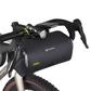 Apidura Expedition Handlebar Pack mounted on a bike front right view